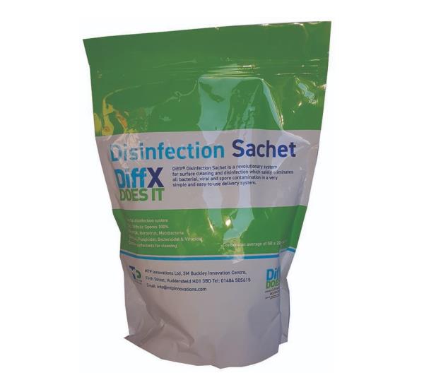 DiffX Disinfectant Trigger Spray Sachets Pk20 Chlorine Free