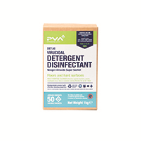 PVA Hygiene Virucidal Disinfectant Sachets (Pack 50) PVA DZ7:50